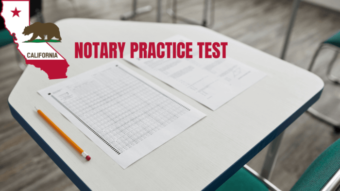 California notary exam practice test