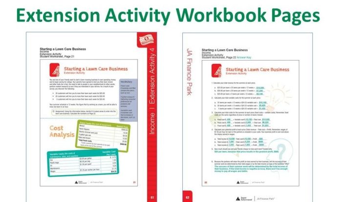 Ja finance park student workbook answer key