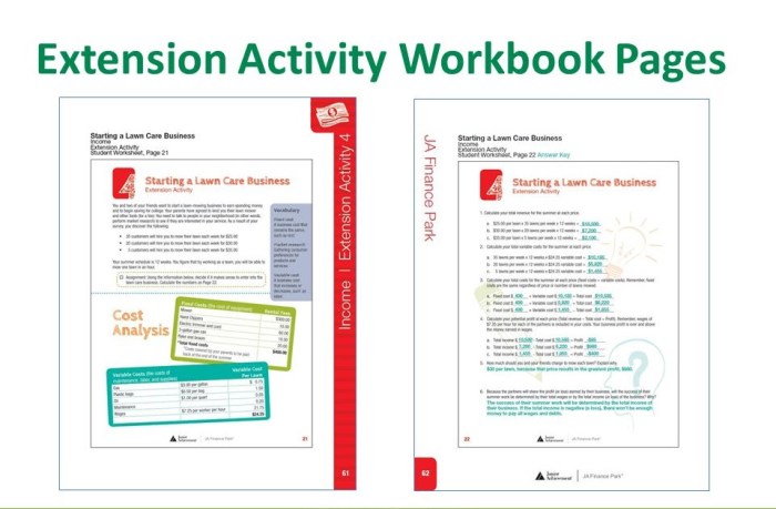 Ja finance park student workbook answer key