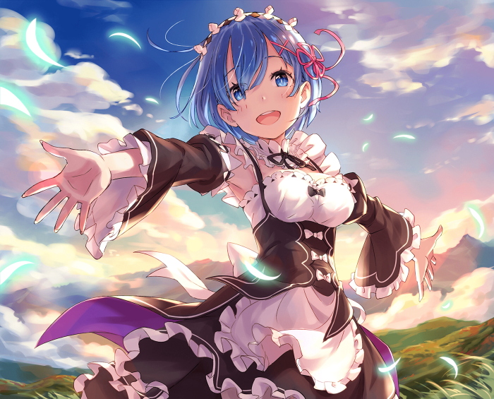 Rem re zero pixiv anime wallpaper girl isekai hajimeru seikatsu kara zerochan rezero character illustration awwni reddit comment wallpapers