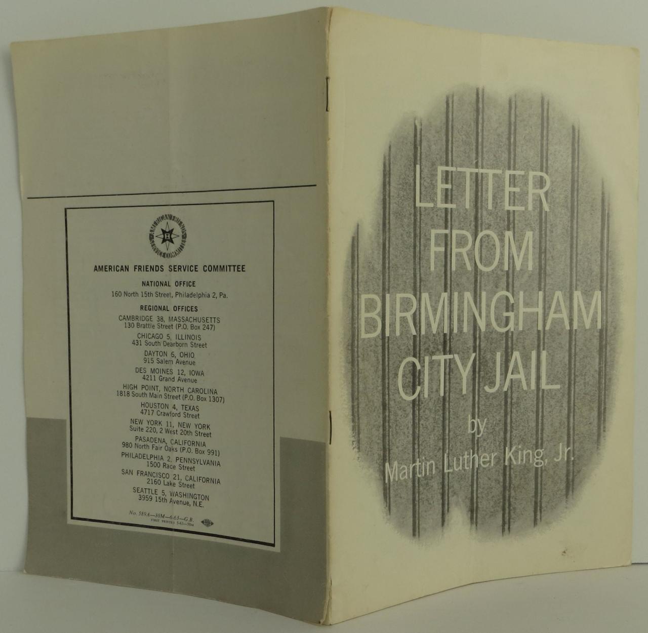 Rhetorical devices letter from birmingham jail