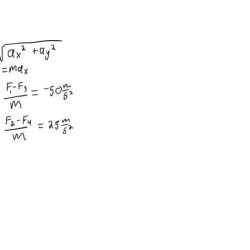 The following four forces act on a 4.00 kg object