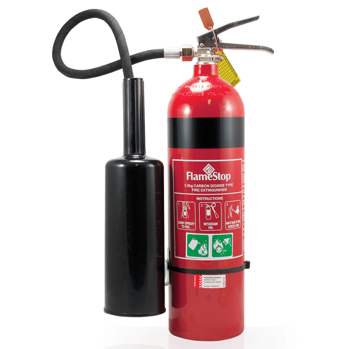 A portable fire extinguisher is bested suited for which situation